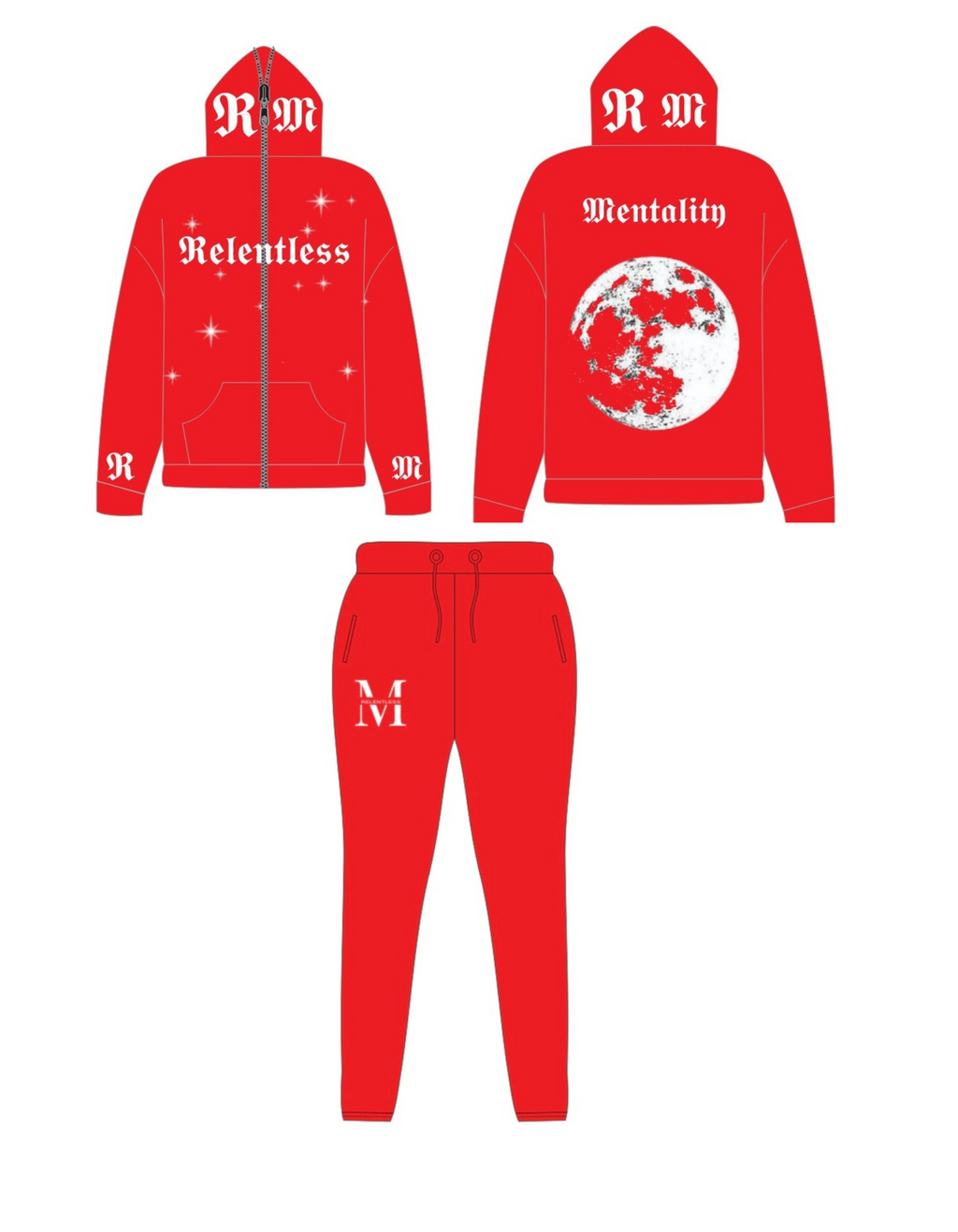 LUV 2 MOON AND BACK SET